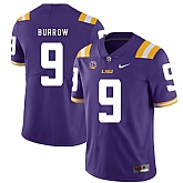 LSU Tigers 9 Joe Burrow Purple Nike College Football Jersey Dzhi,baseball caps,new era cap wholesale,wholesale hats